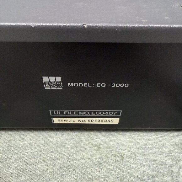 BSR Model EQ-3000 POWERS ON- FOR PARTS - Picture 7 of 10